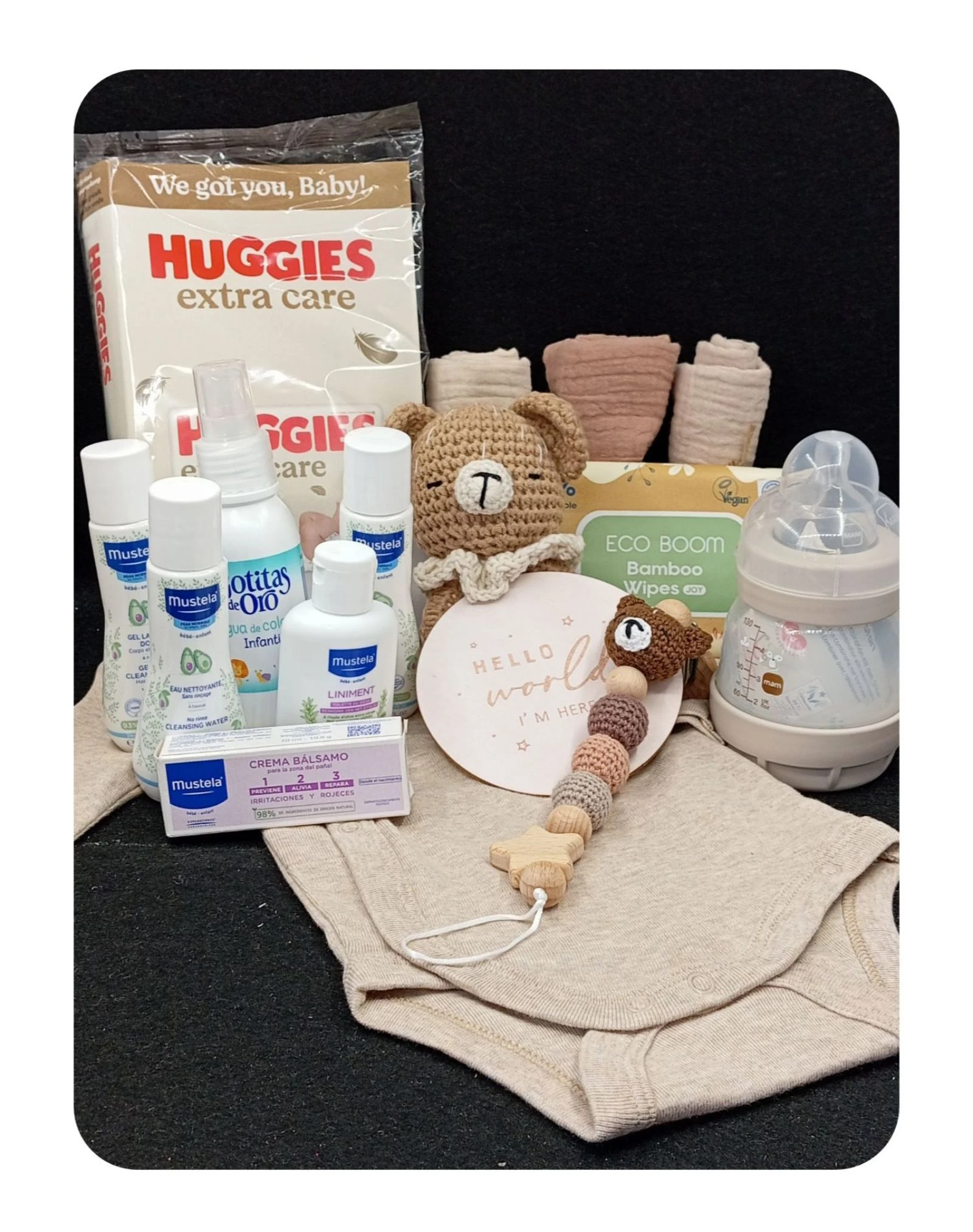 Lote productos básicos para bebé Body algodón+ higiene Mustela + biberón Mam - otros